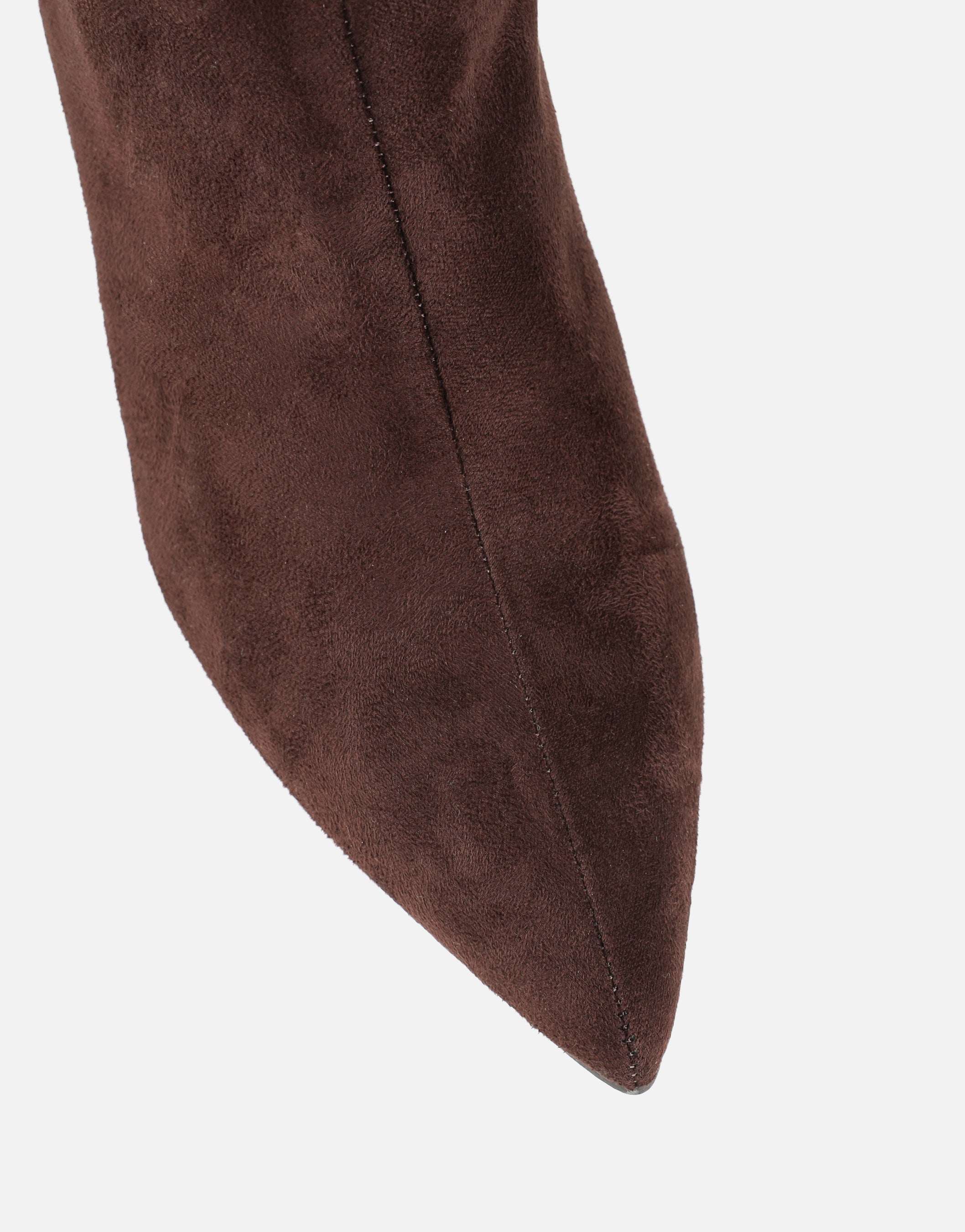 Benz chocolate suede knee high boots