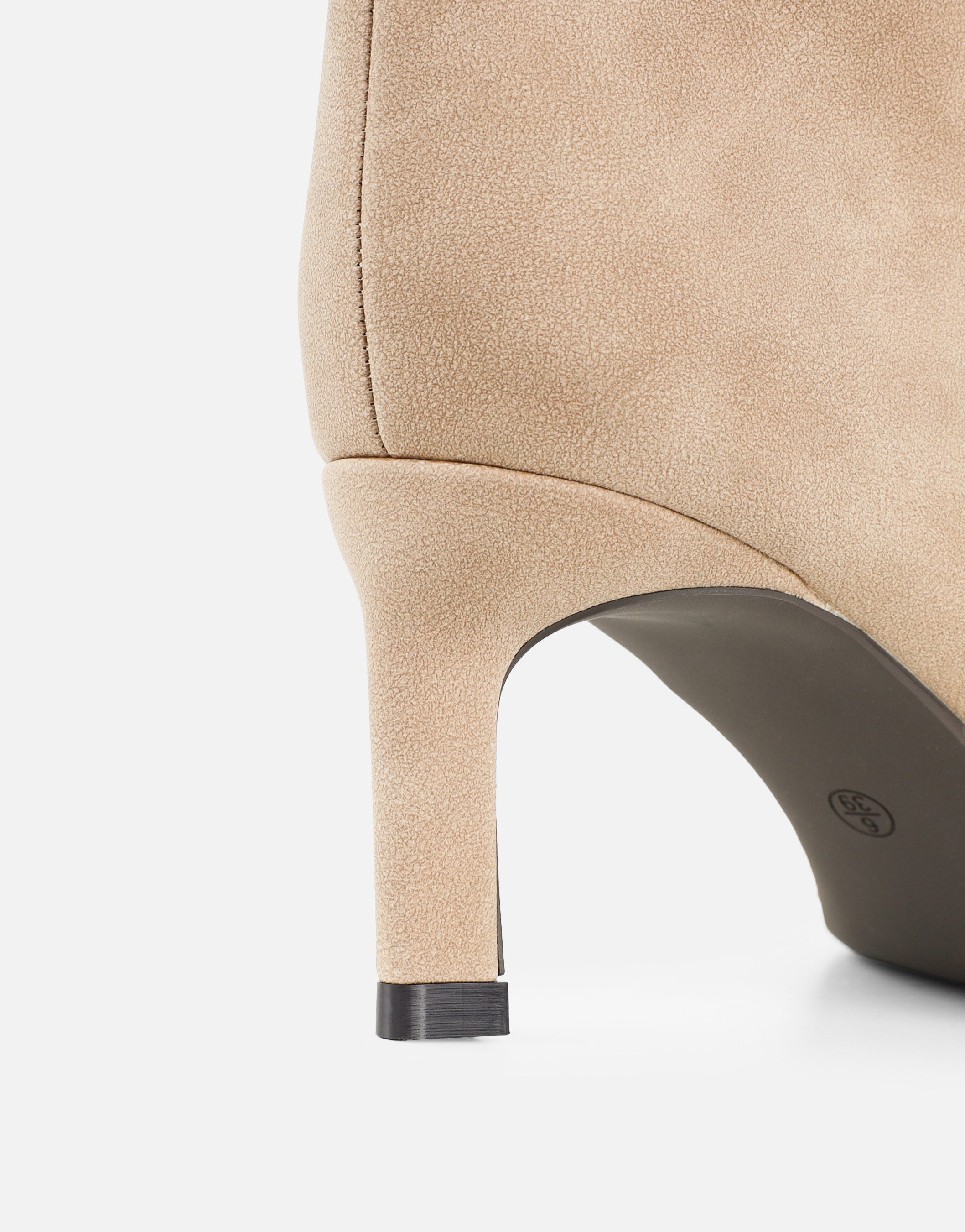 Benz taupe suede knee high boot