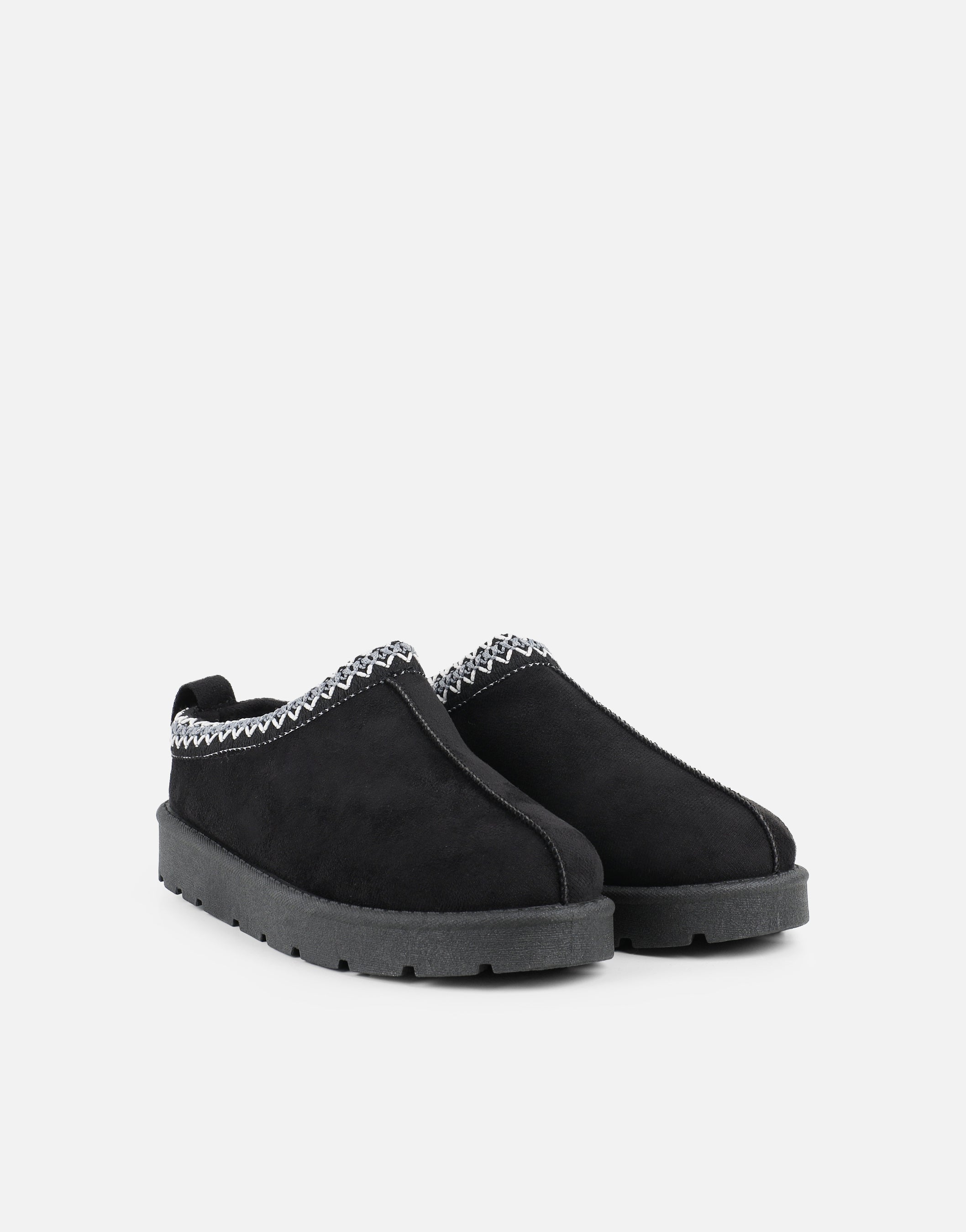 Cally Black Slippers