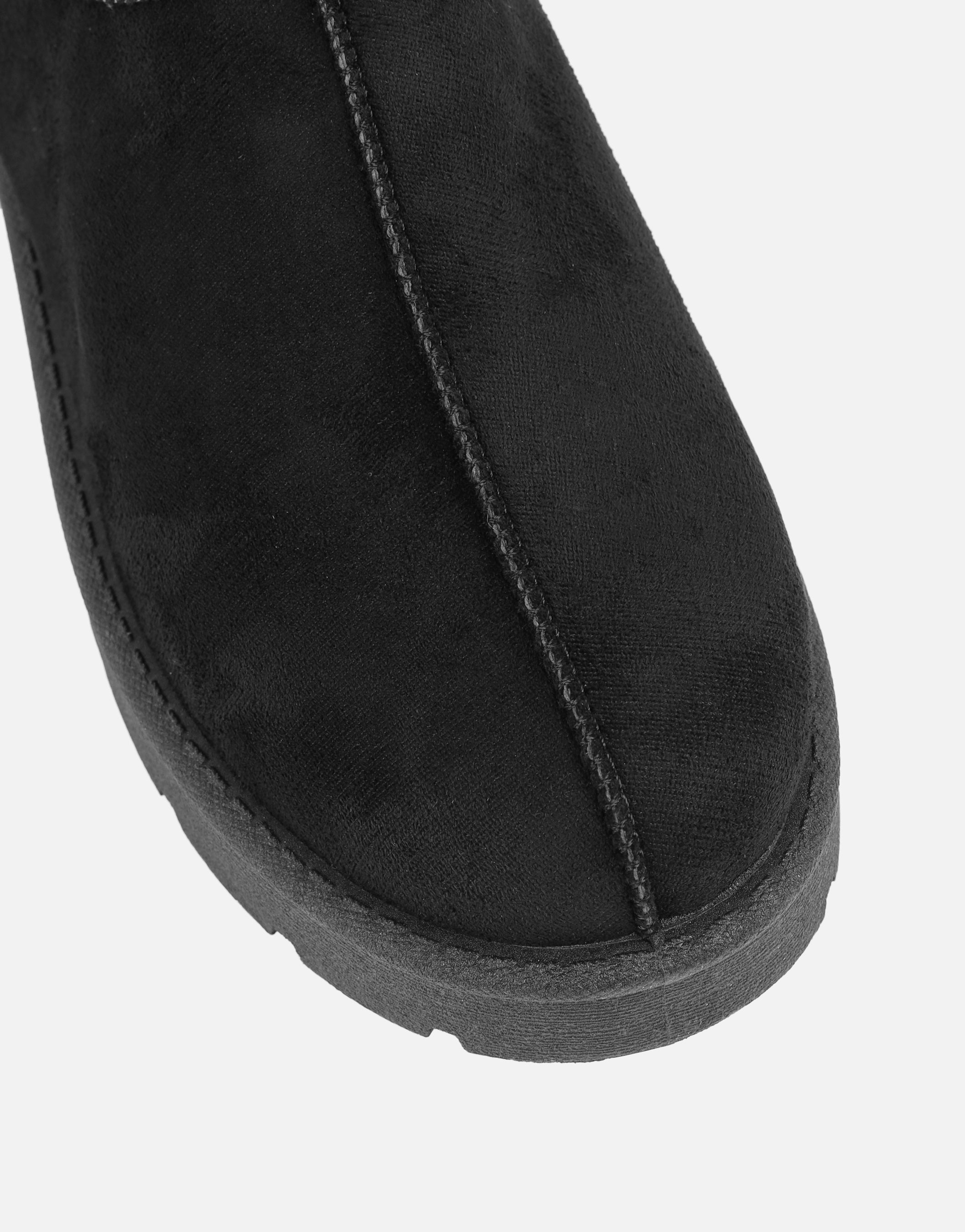 Cally Black Slippers