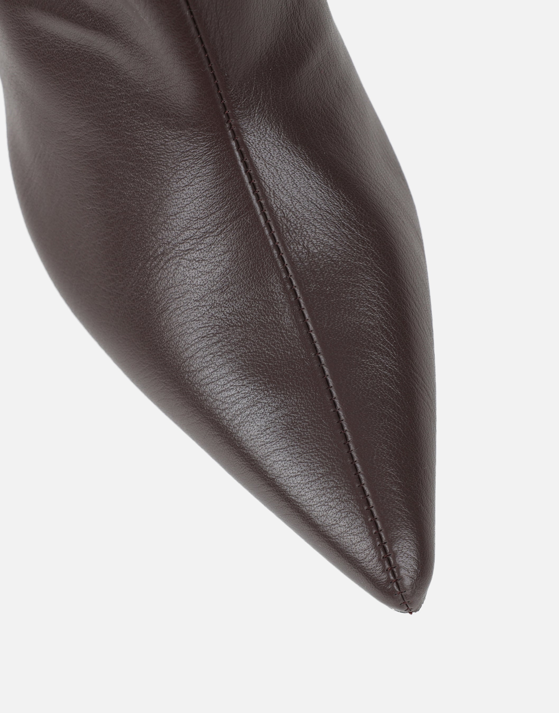 Miguel Brown Knee High Heeled Boots