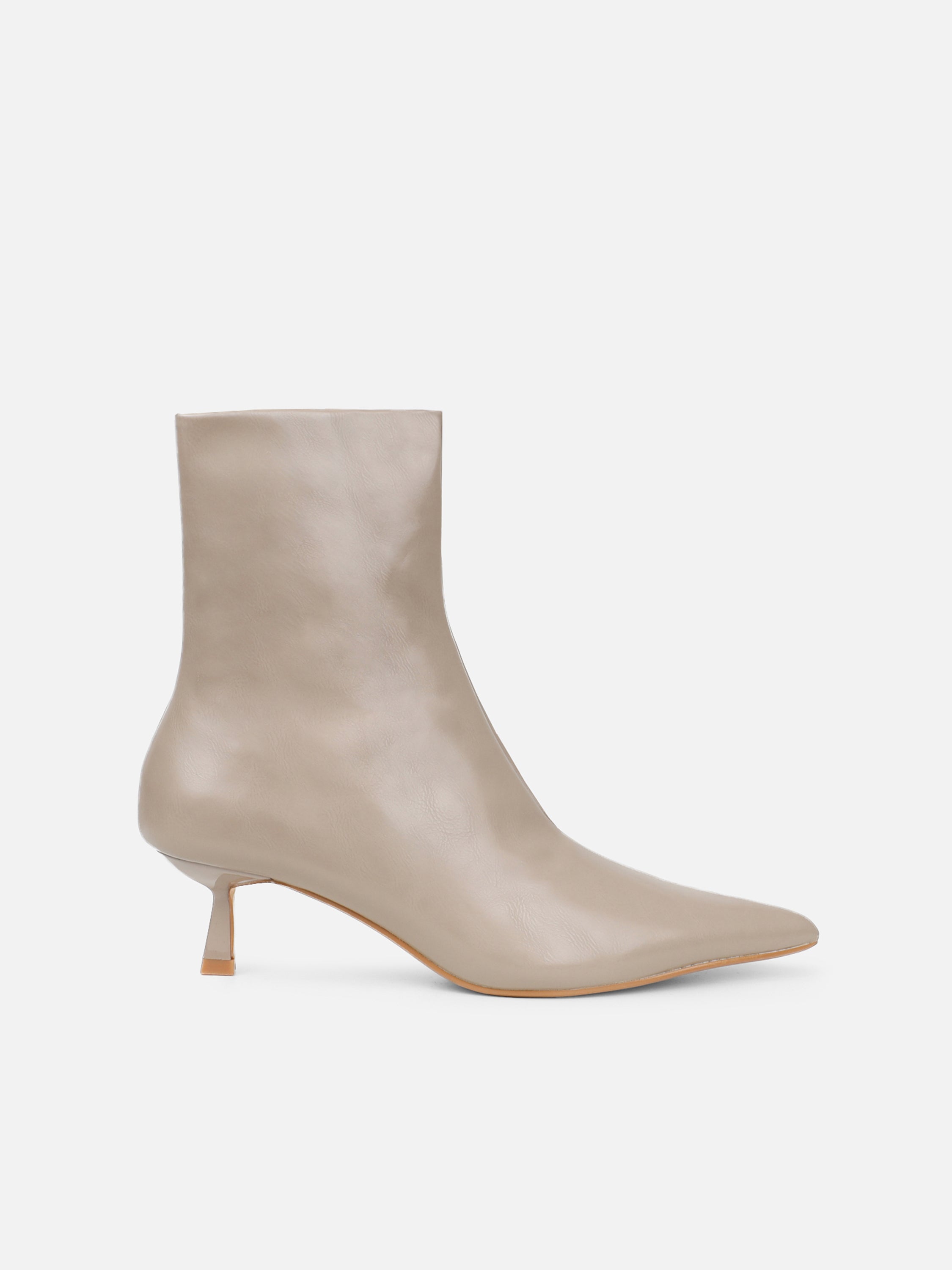 Lambert Taupe Low Heeled Boots