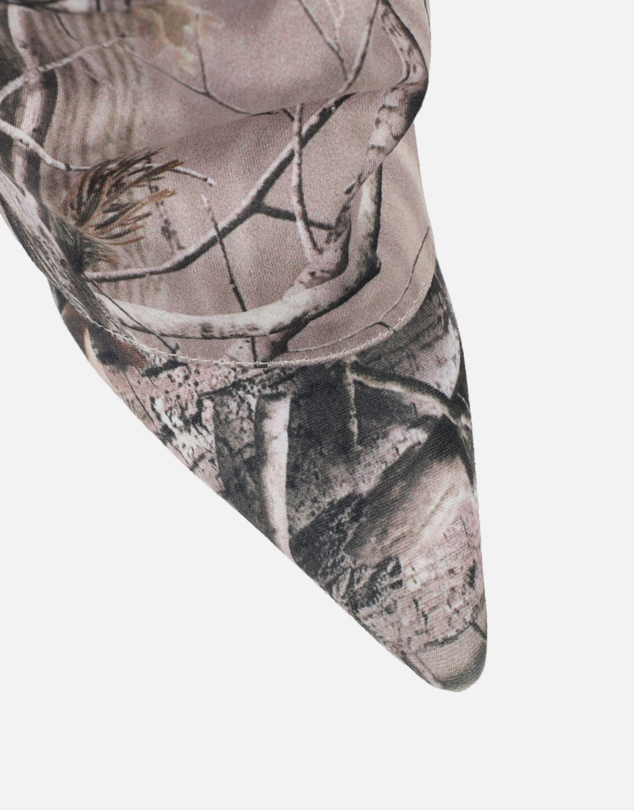 Lukas Natural Print Fold Over Heeled Boots