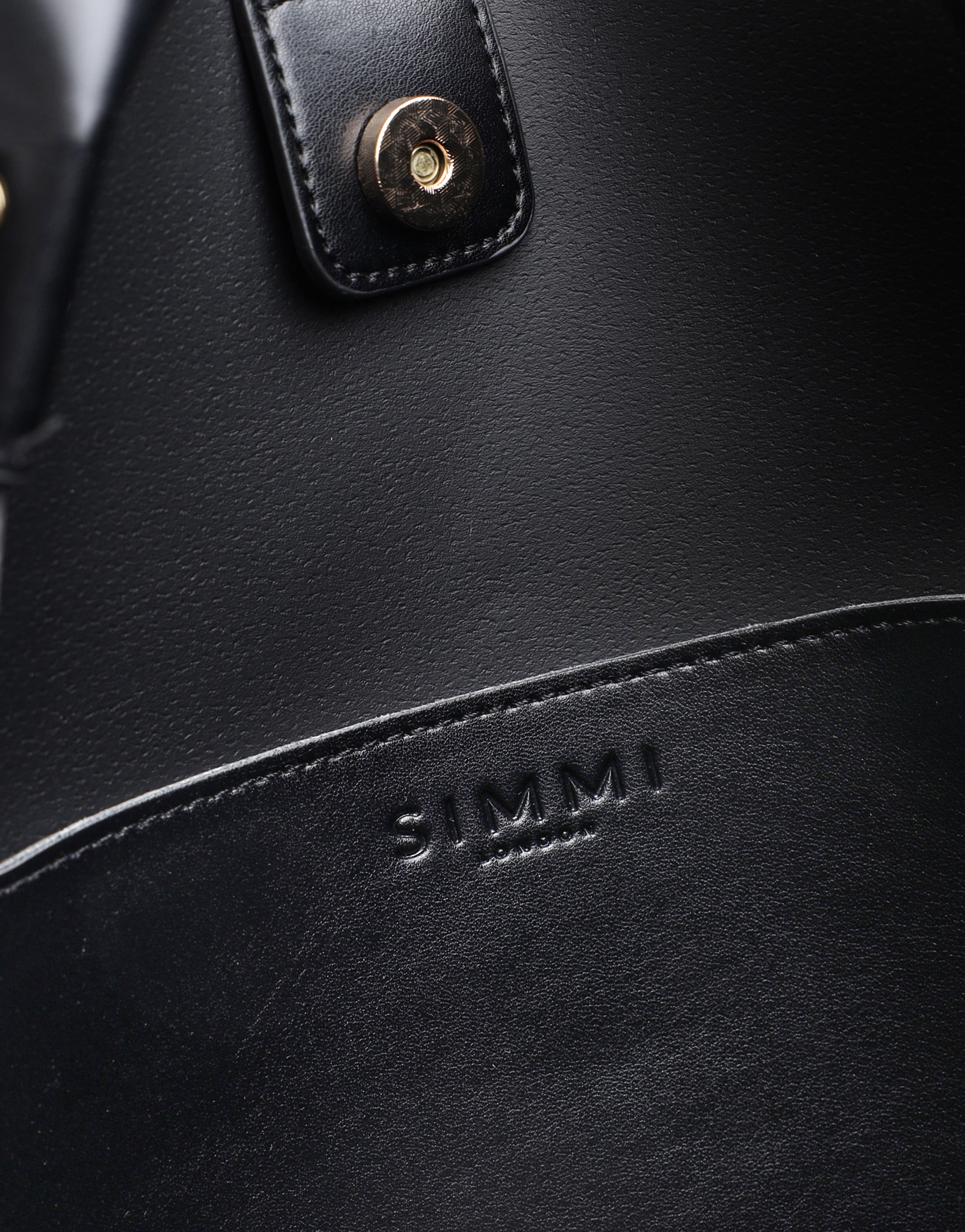 Sally Large Black Tote Bag