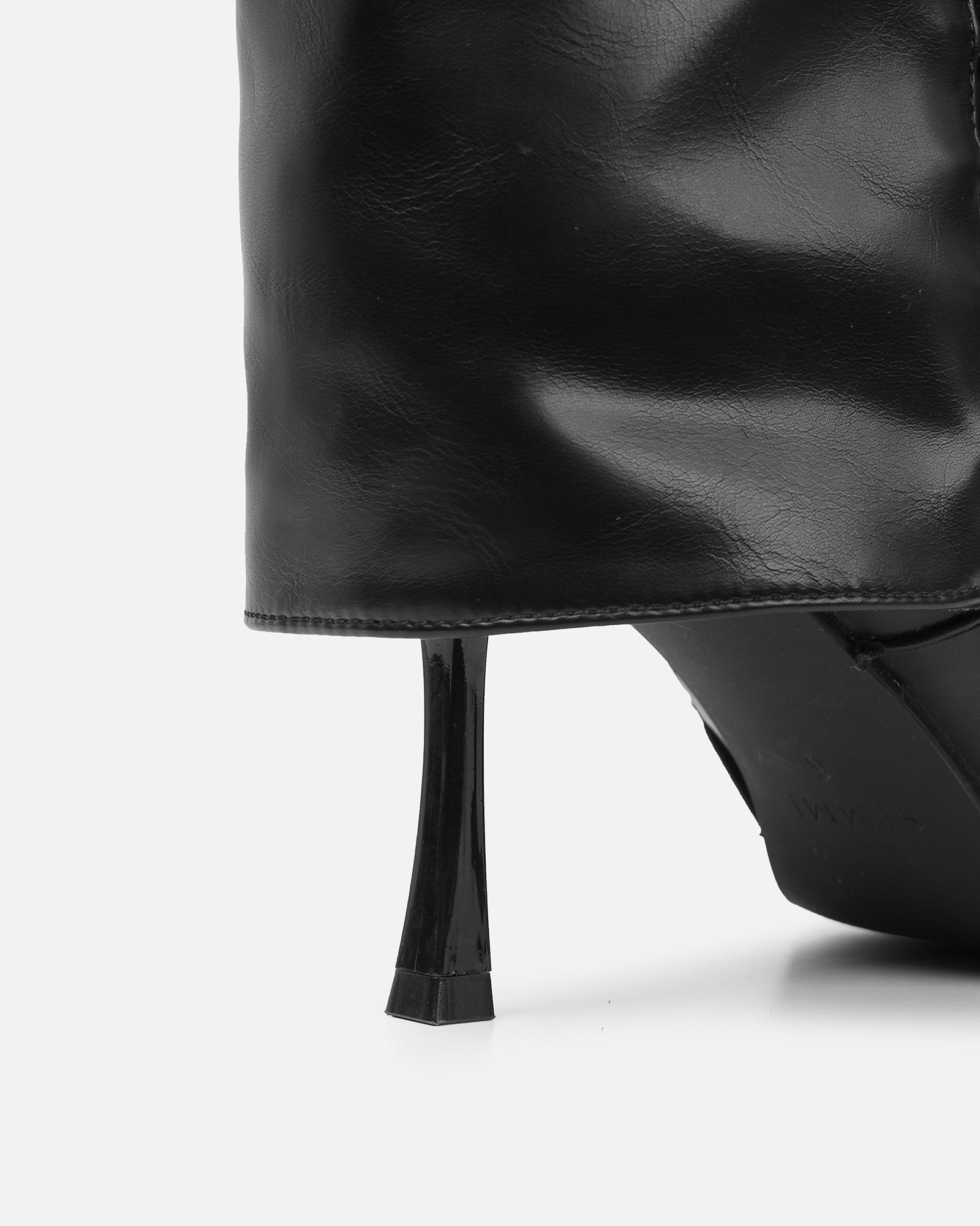 Axis Black Laced Fold Over Boots