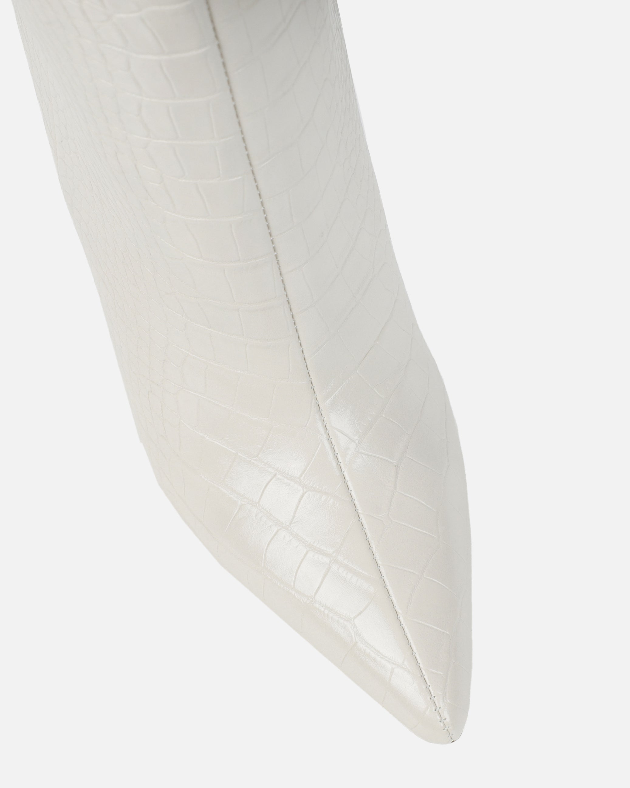 Adler Stone Faux Croc Wedge Knee High Boots