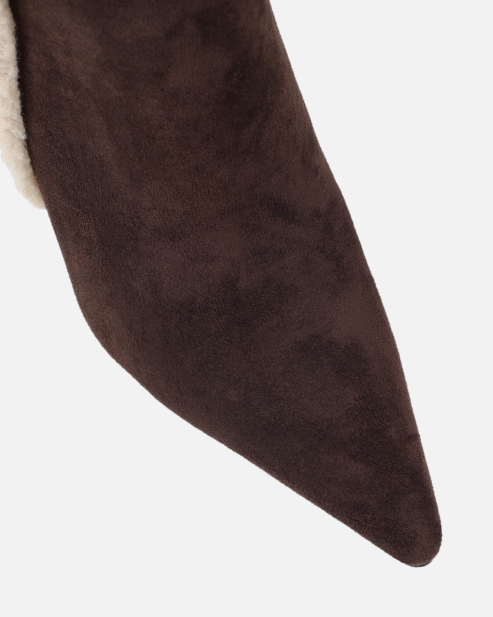Anders Chocolate Suede Borg Trimmed Knee Boots