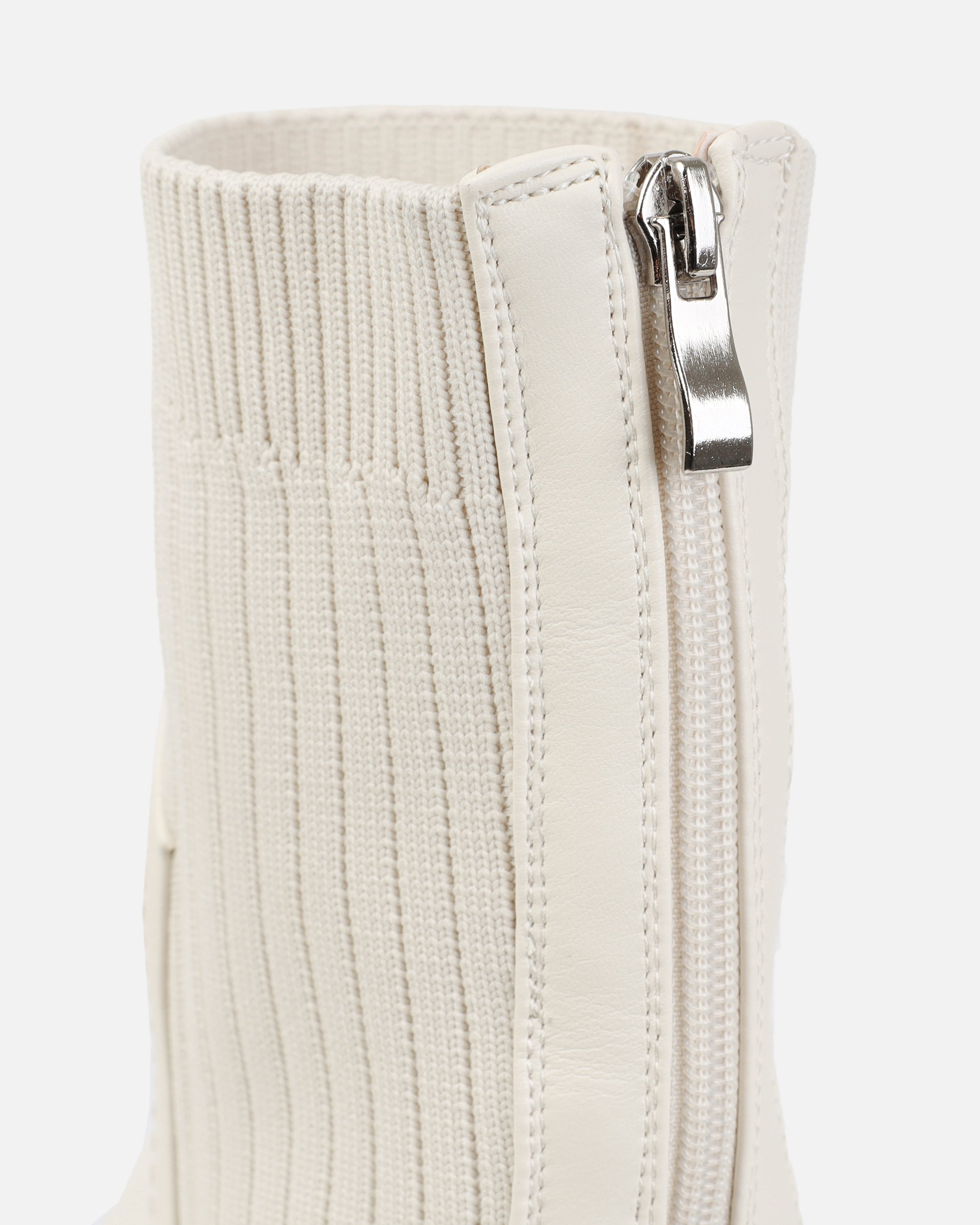 Malakai Stone Knit Chunky Ankle Boots