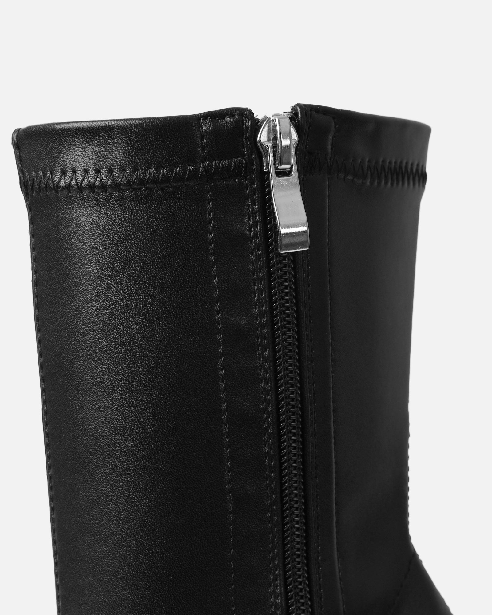 Bishop Black Stretch Platform Boots