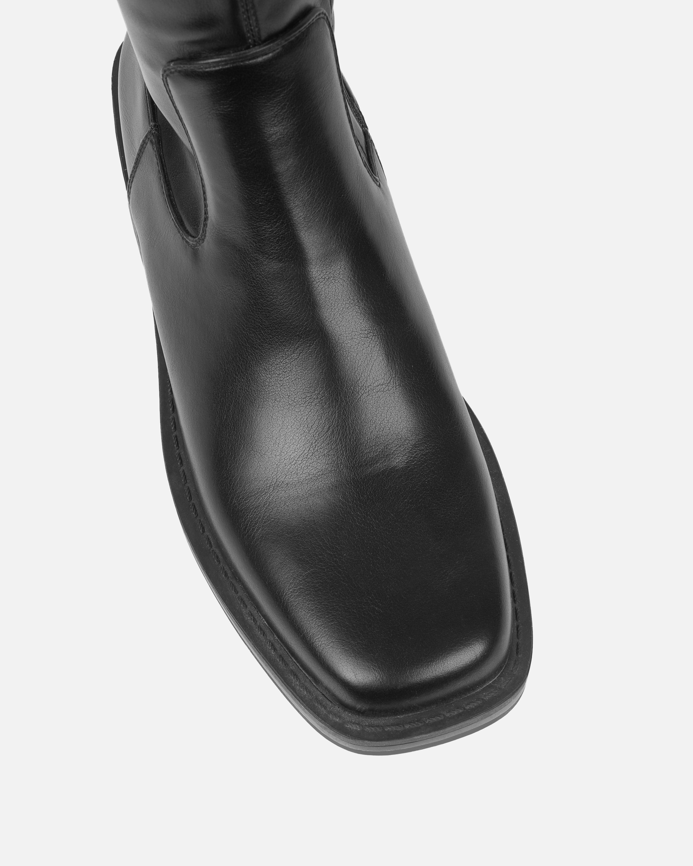 Dustin Black Stretch Flat Over The Knee Boots