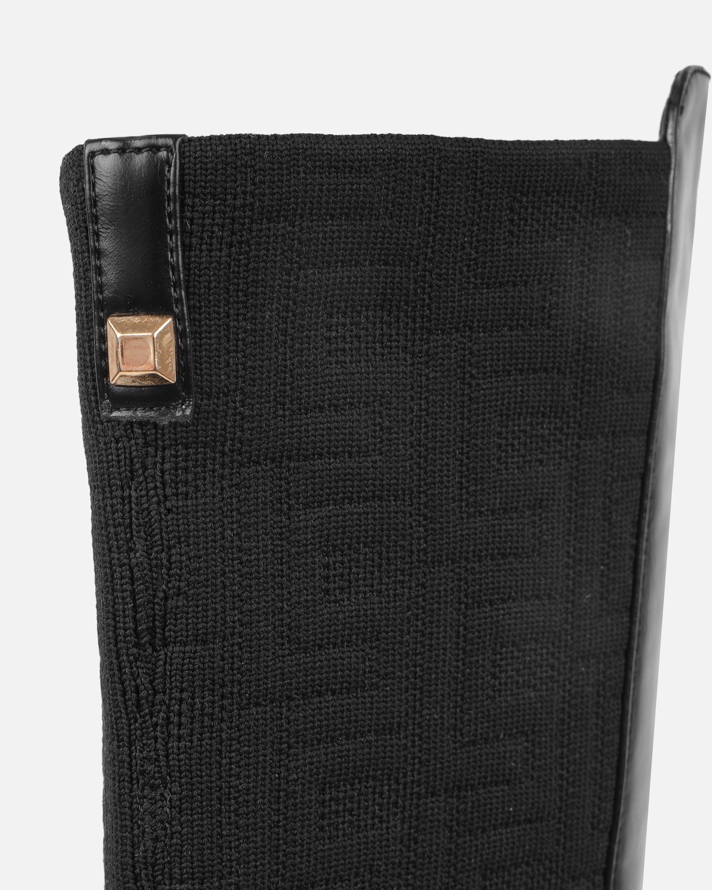 Darell Black Flat Over The Knee Boots