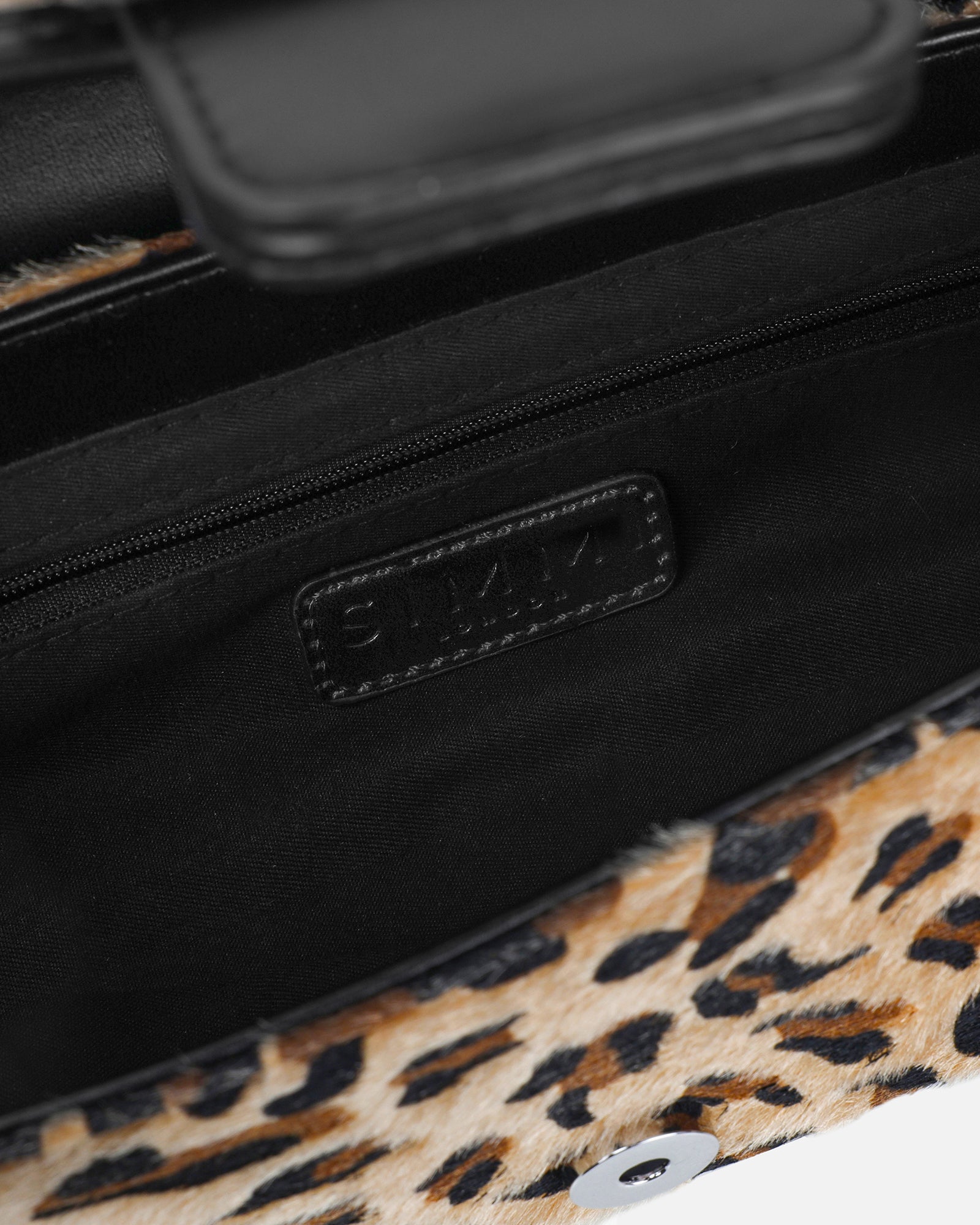 Ceri Leopard Print Buckle Detail Shoulder Bag