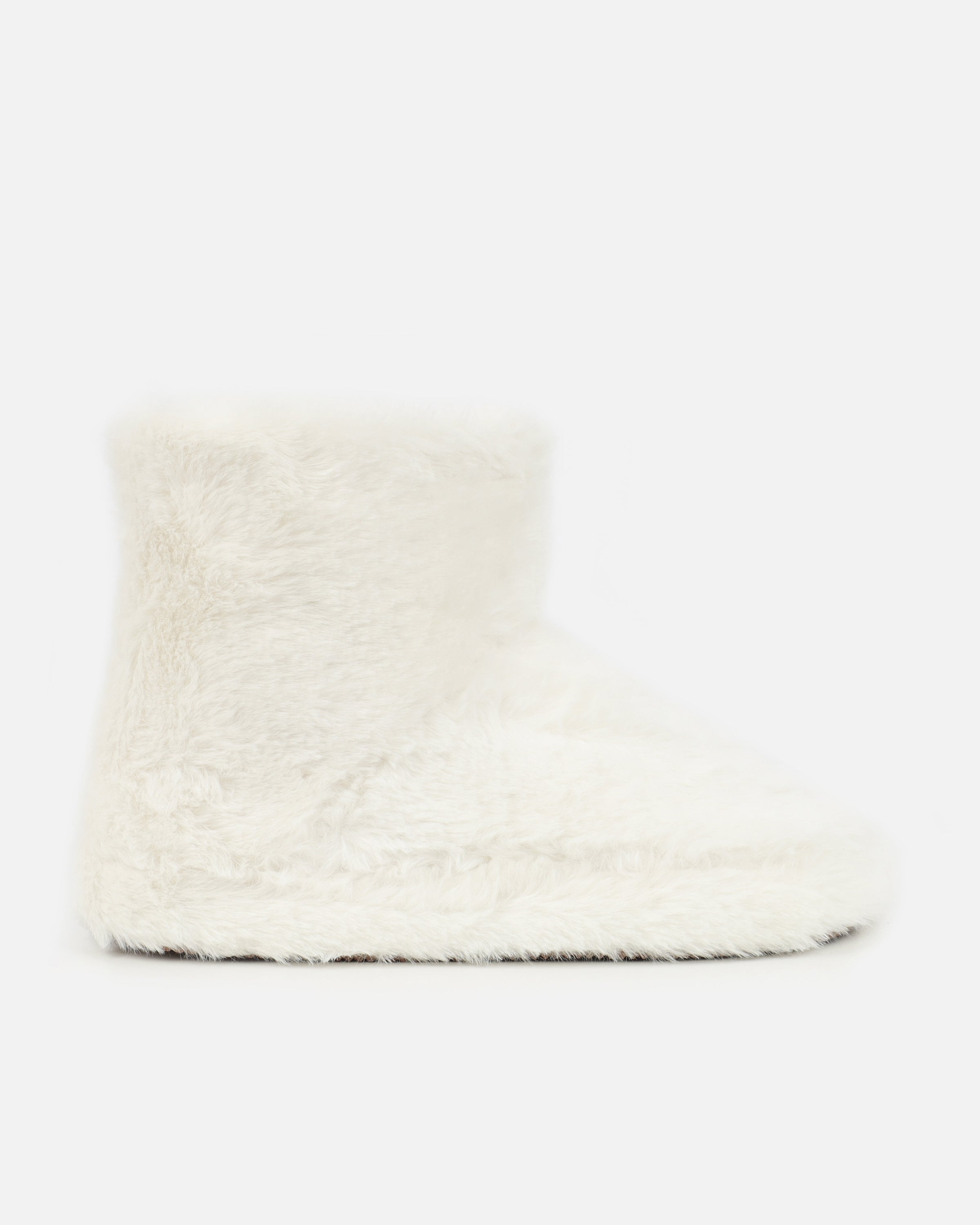 Comfy Cream Fluffy Slipper Boots