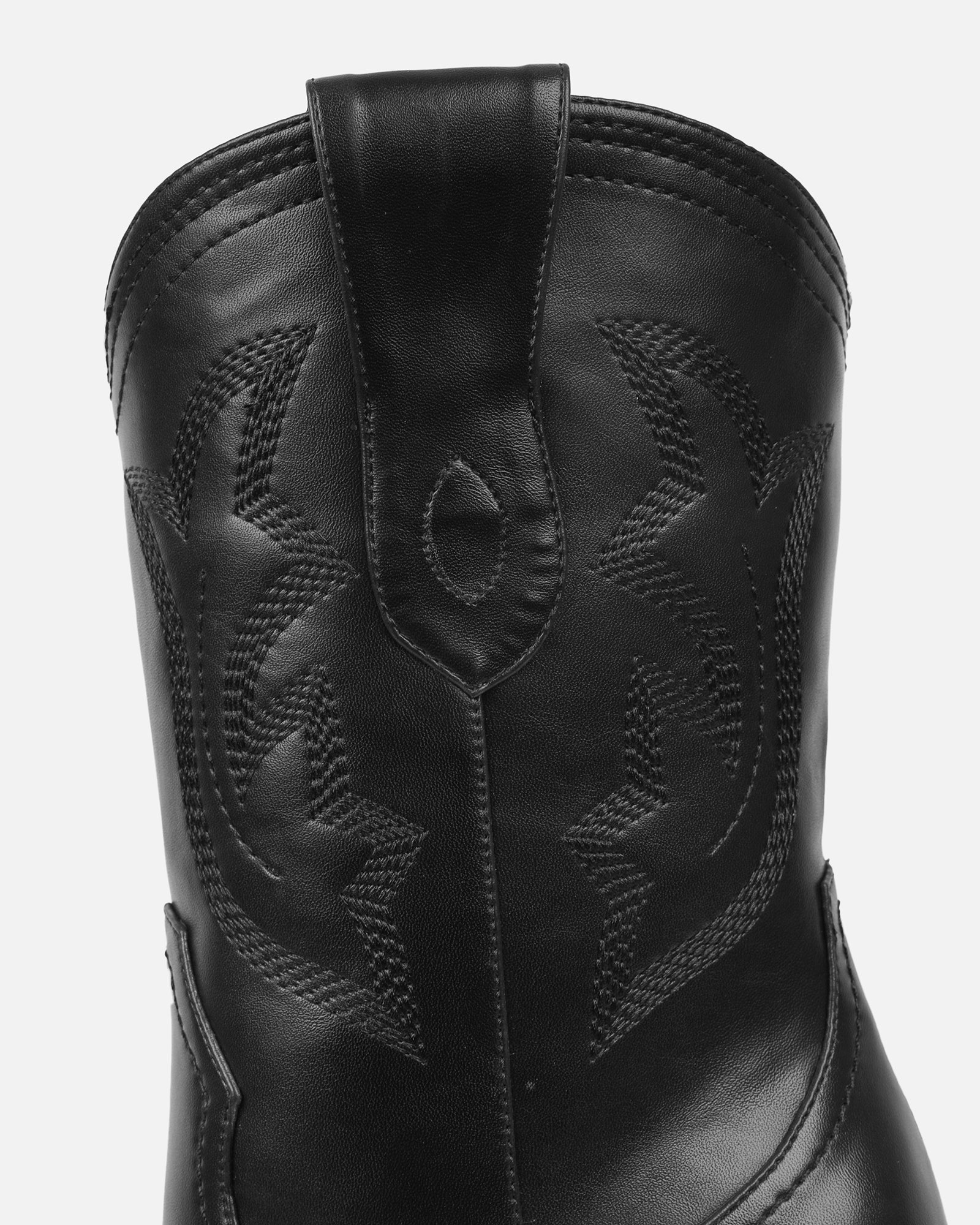 Everest Black Calf Western Boots