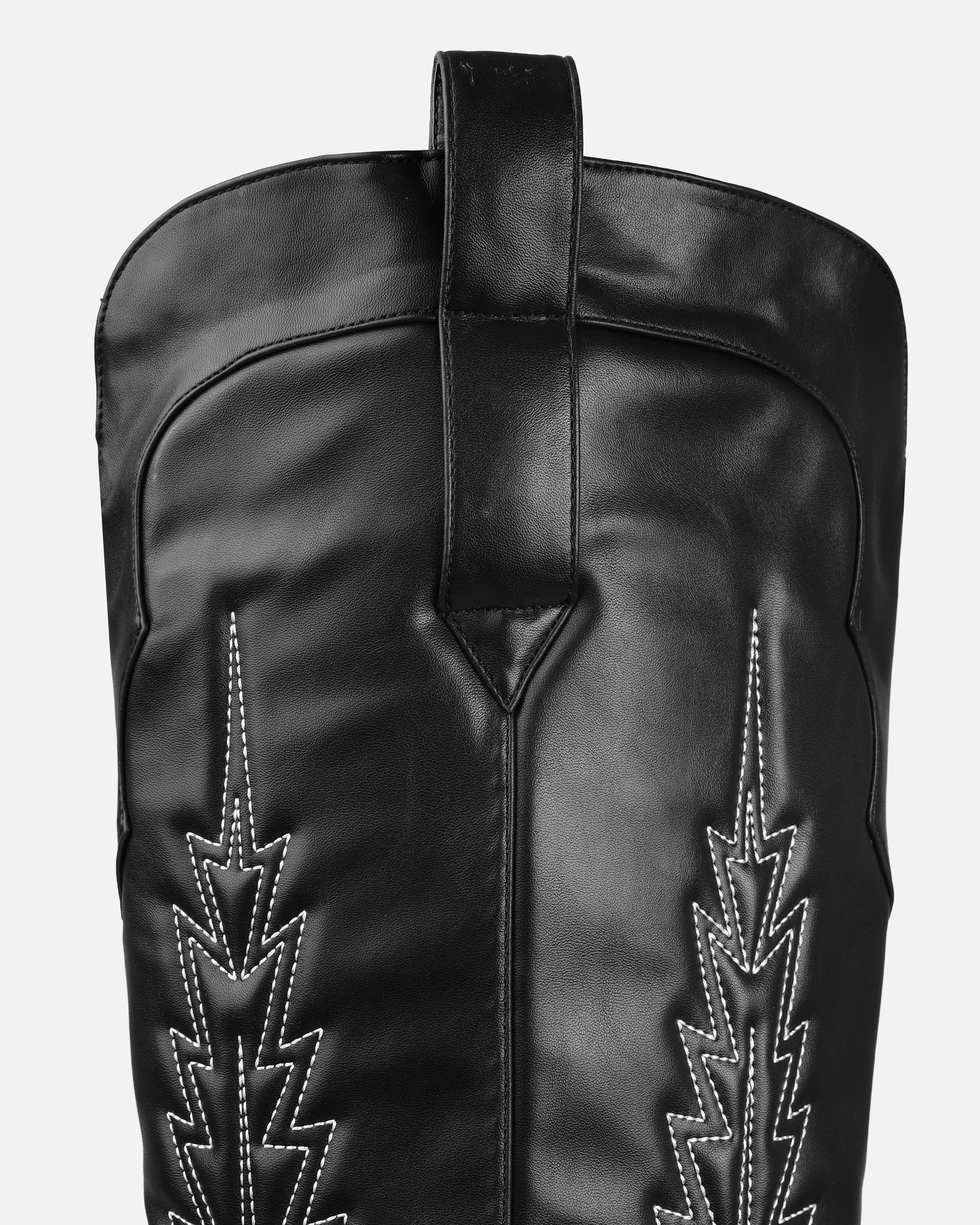 Tasha Ghouri Garcia Black Over The Knee Western Boots