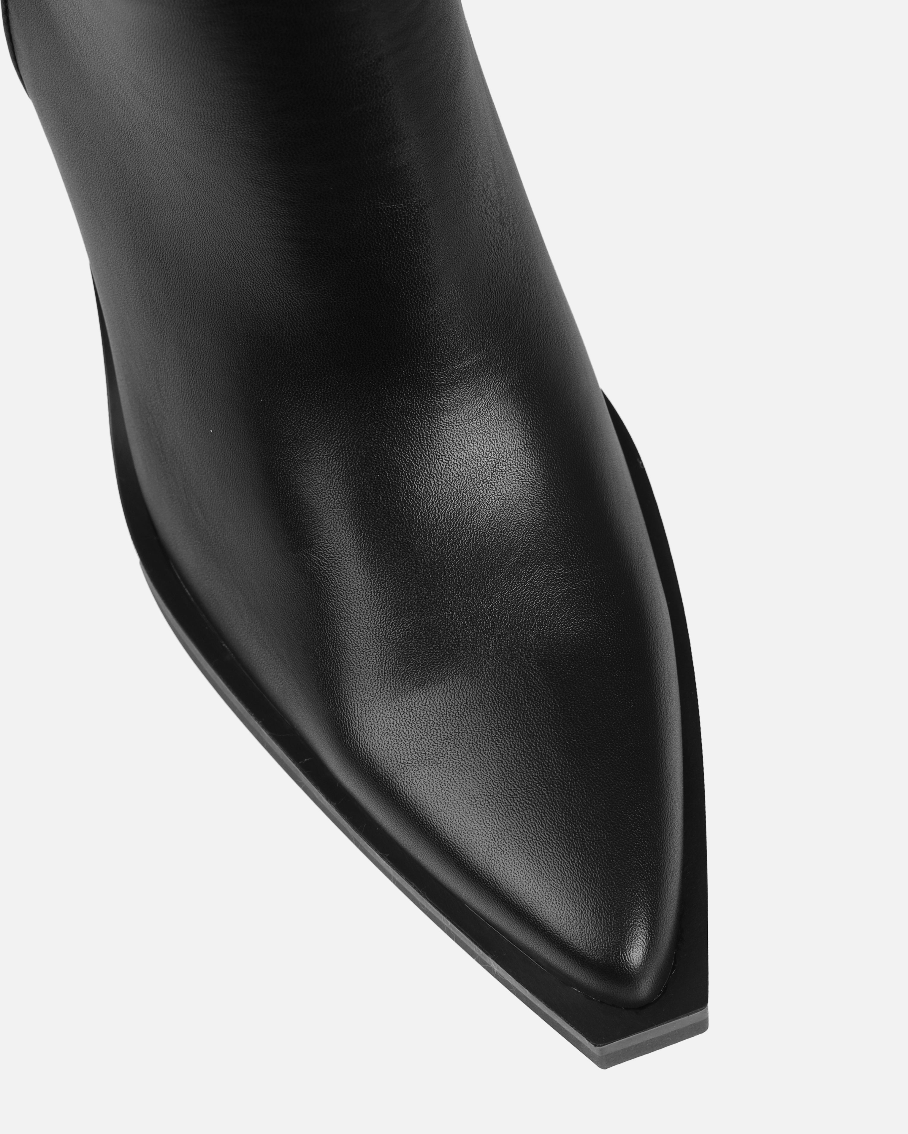 Tasha Ghouri Garcia Black Over The Knee Western Boots