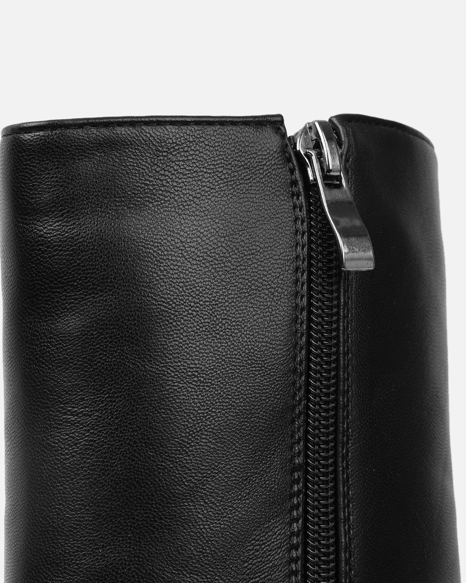 Garfield Black Square Toe Ankle Boots