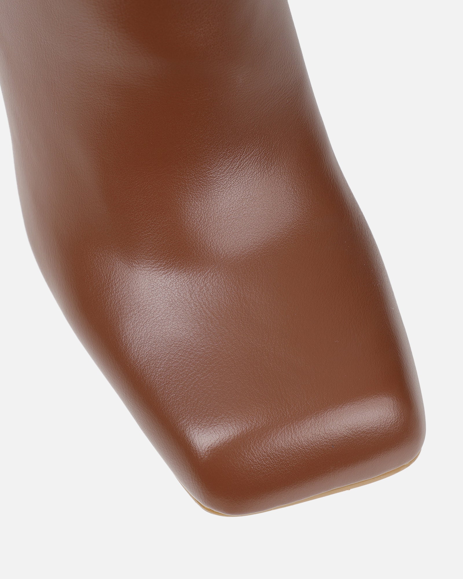 Garfield Tan Square Toe Ankle Boots