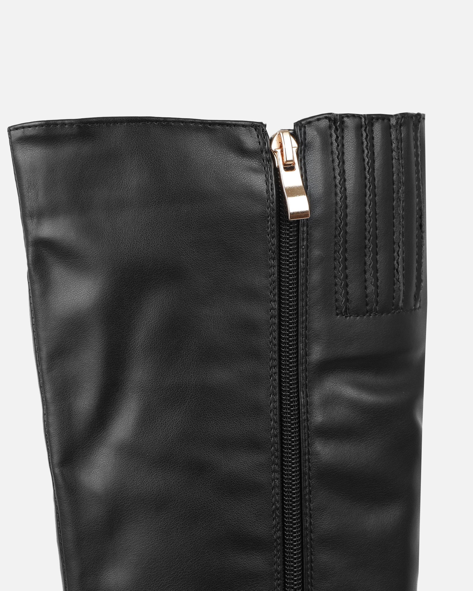 Garry Black Stiletto Heeled Boot With Toe Cap