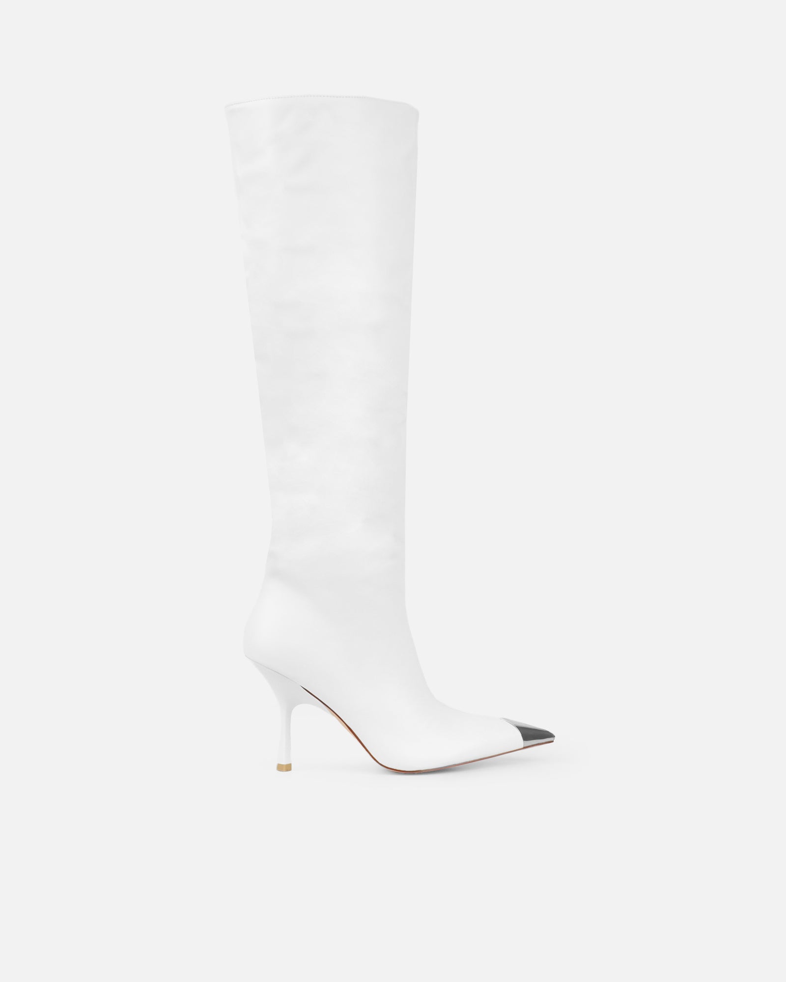 Garry White Stiletto Heeled Boot With Toe Cap