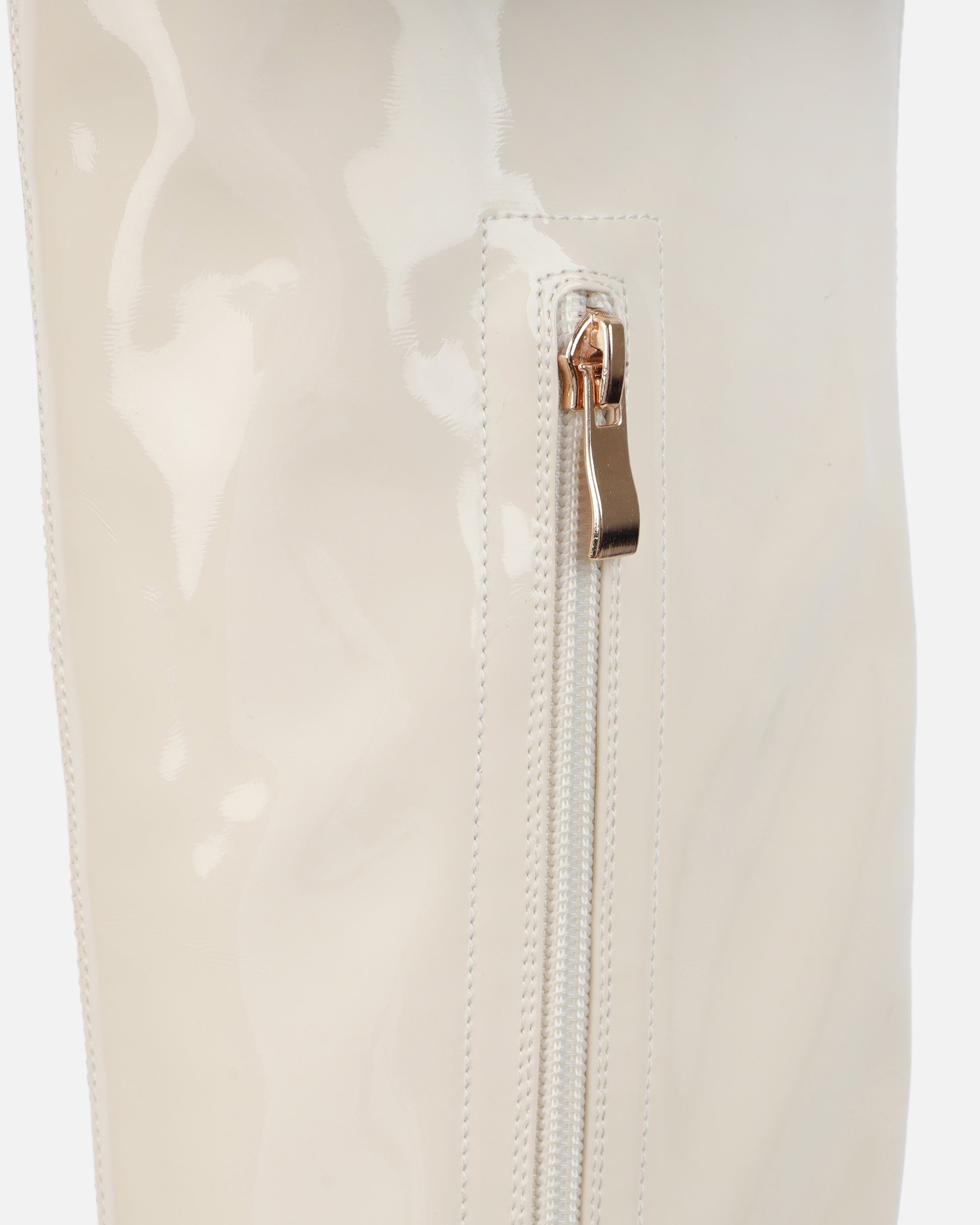 Vermont Stone Patent Stretch Over The Knee Boots