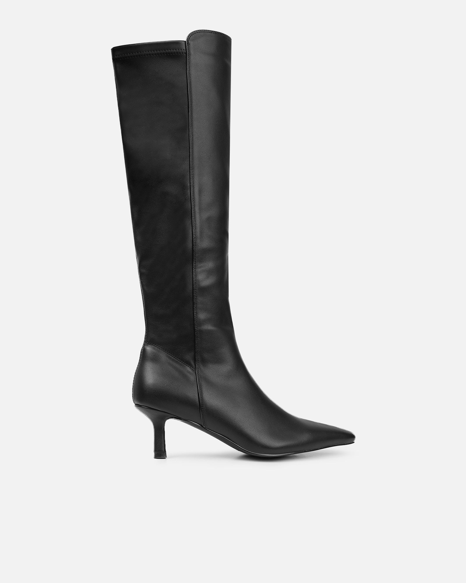 Hart Black Stretch Knee Boots