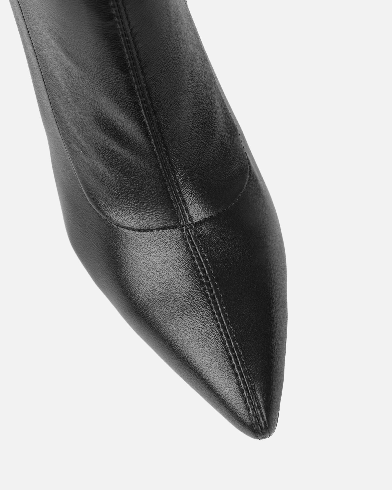 Kadeem Black Wedge Over The Knee Boots