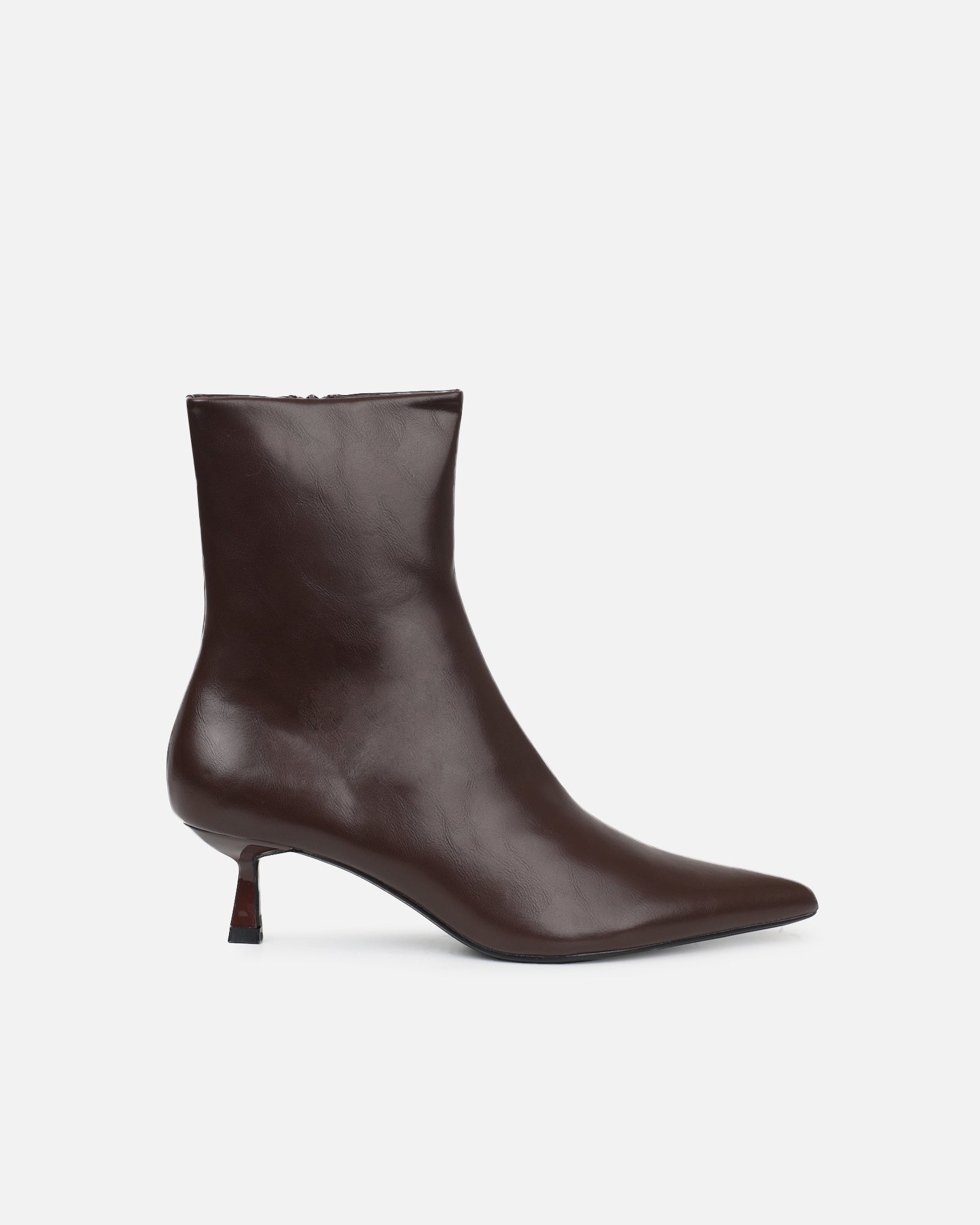Lambert Chocolate Brown Low Heeled Boots