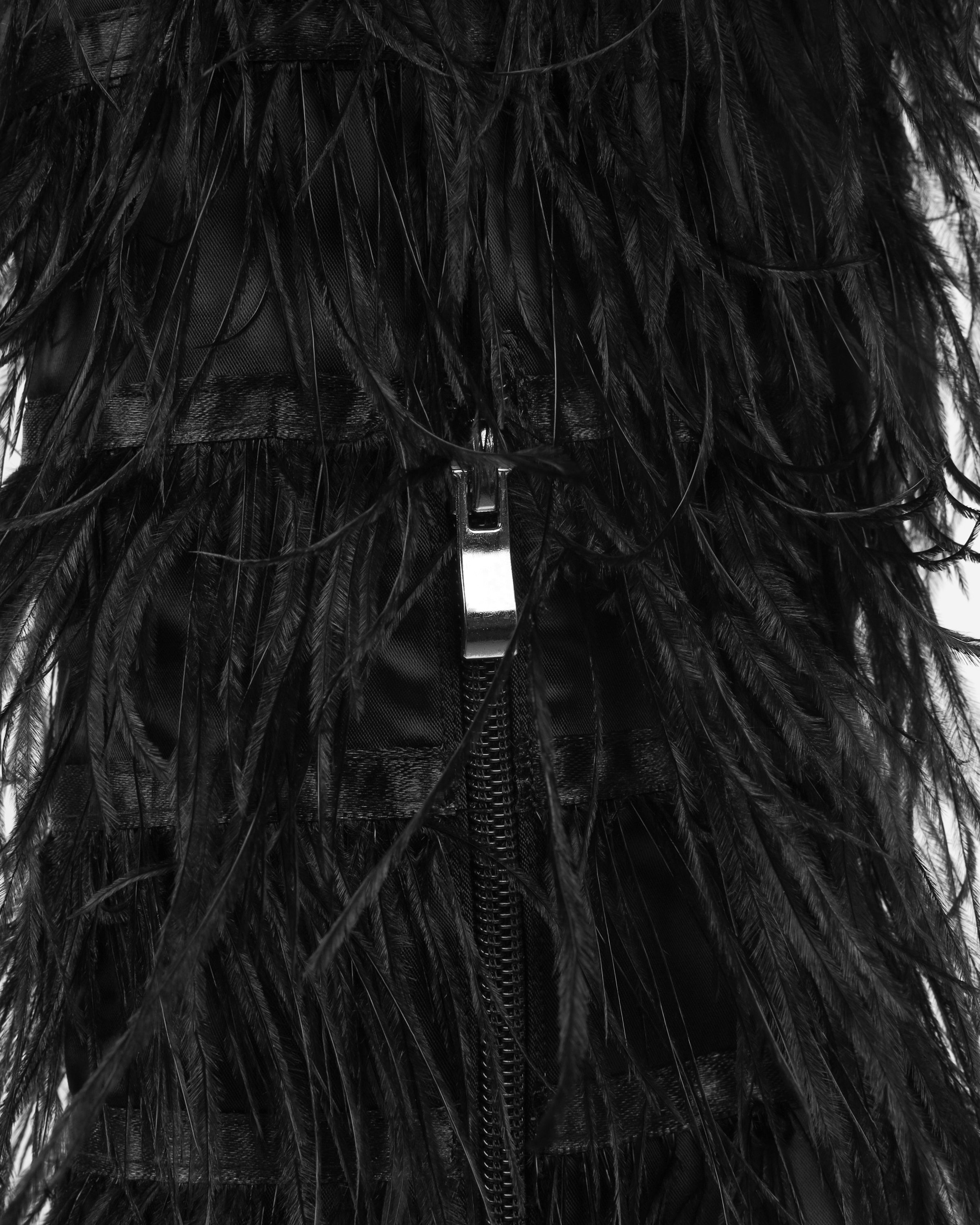 Marcos Black Satin Fluffy Stiletto Knee High Boots