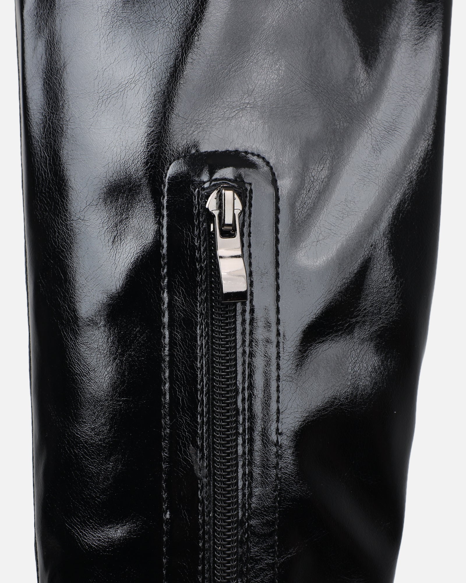 Lewie Black Stretch Over The Knee Boots