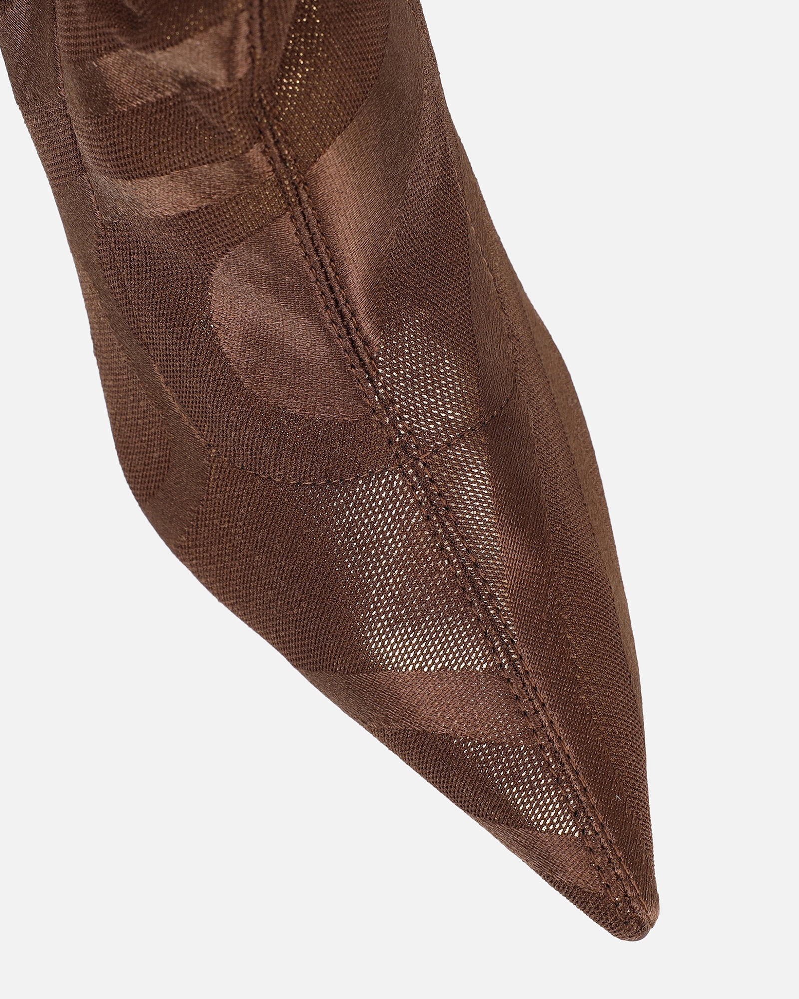 Lester brown printed stiletto over the knee boots