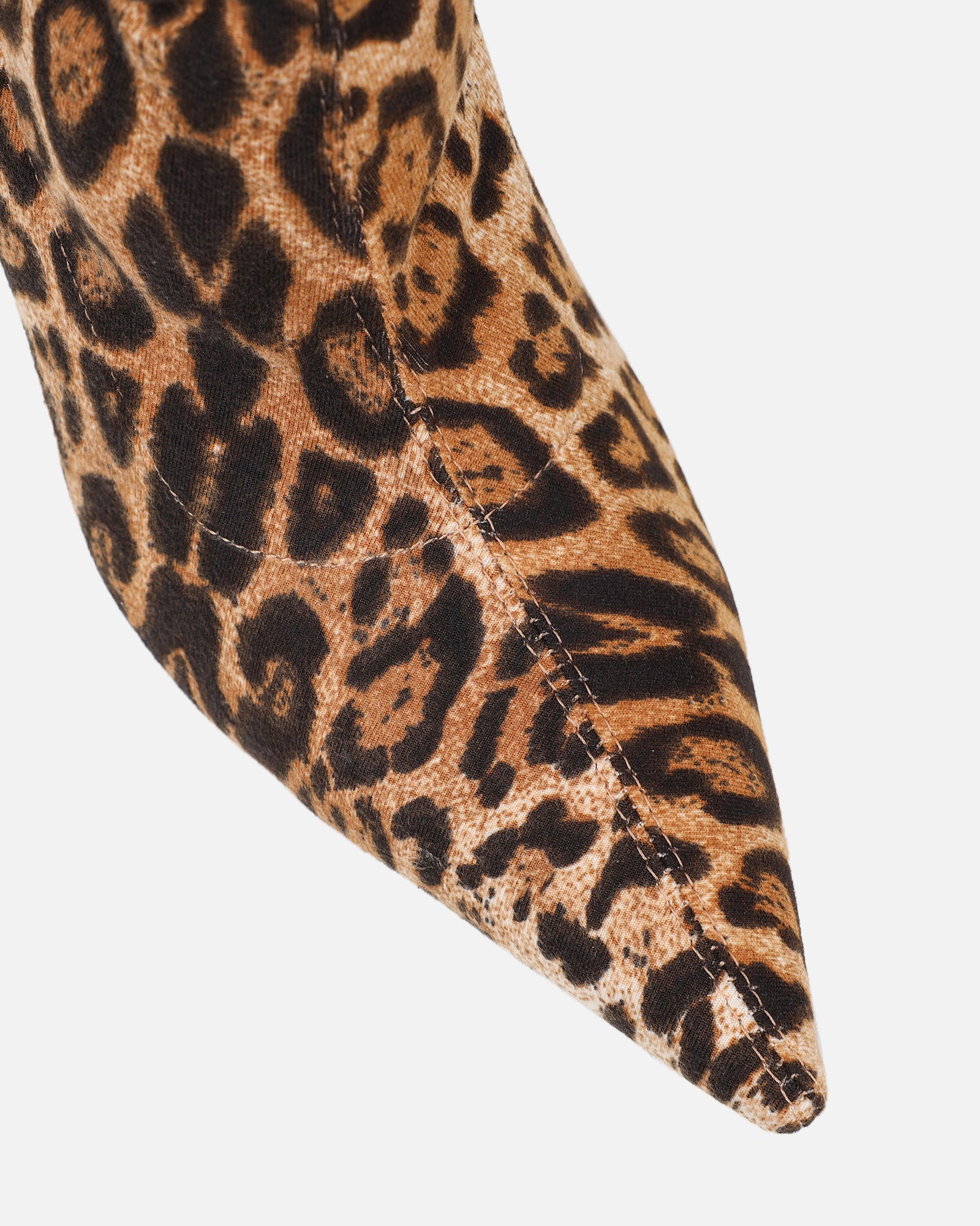 Lester leopard print stiletto over the knee boots