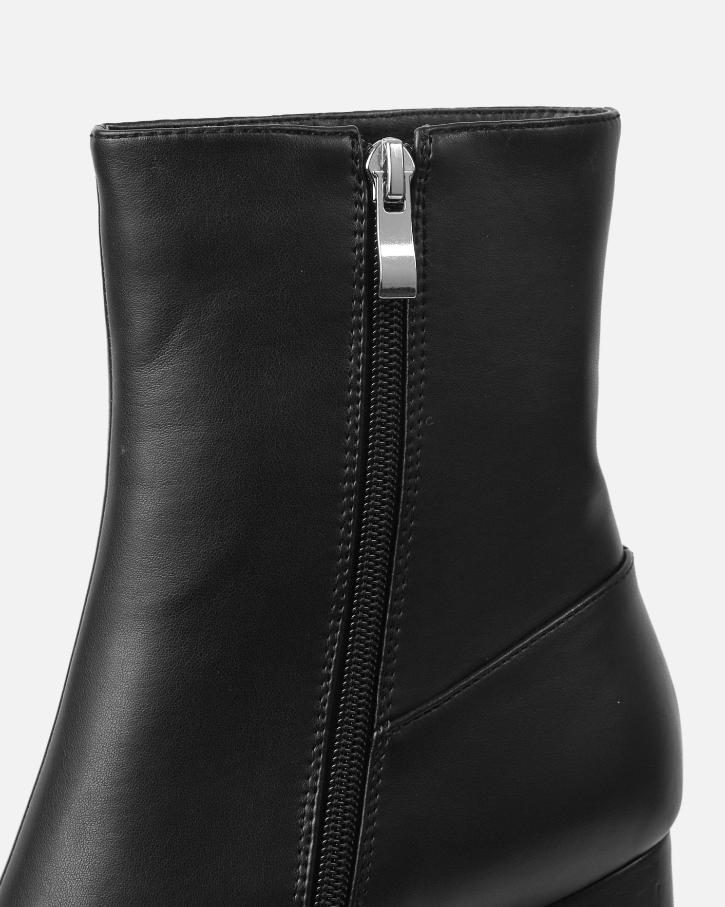 Pascal Black Platform Ankle Boots