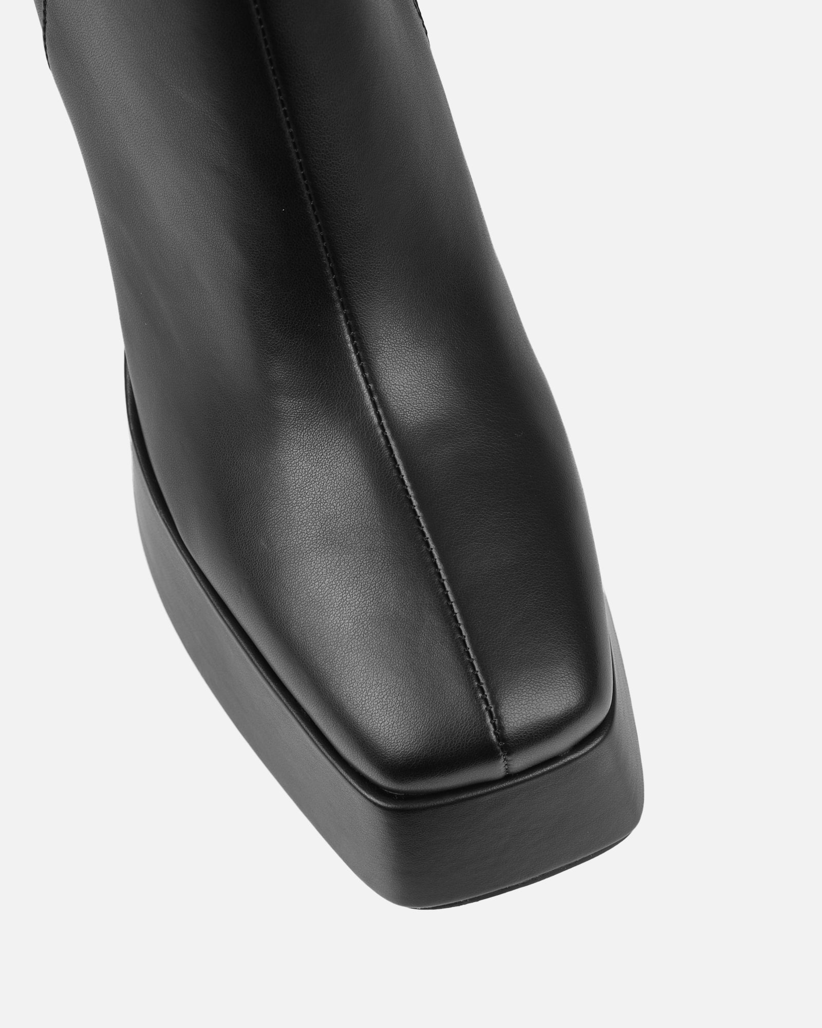 Pascal Black Platform Ankle Boots