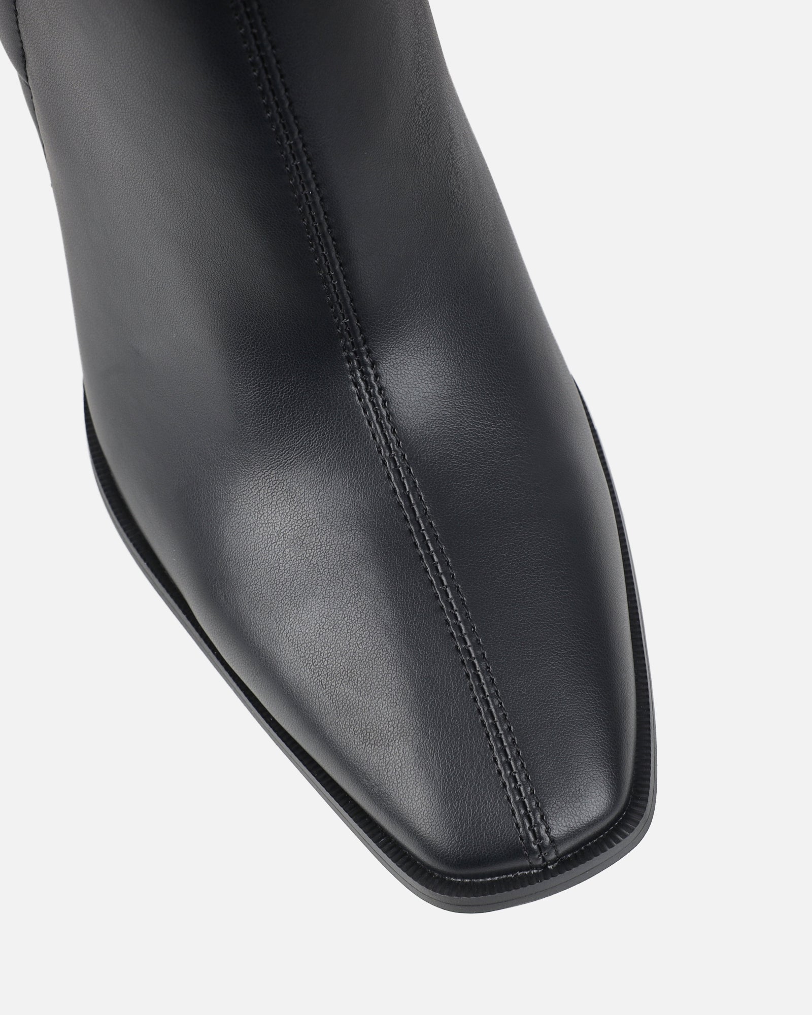 Ronald Black Block Heeled Ankle Boots